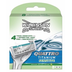 Wilkinson Quattro Titanium Sensitive Scheermesjes